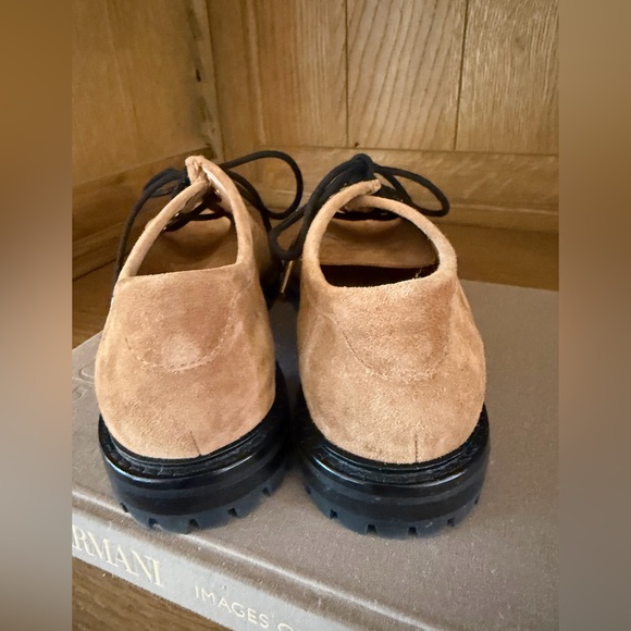 J CREW 7.5 Lace-up oxford shoes in suede Cm729 - Picture 6 of 6